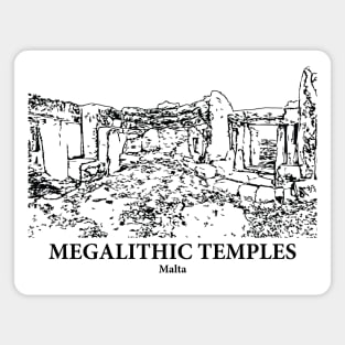 Megalithic Temples - Malta Magnet